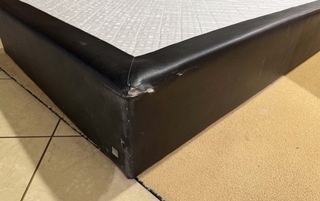 Losse boxspring, zwart